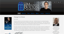 Desktop Screenshot of michaelboltoncharities.com